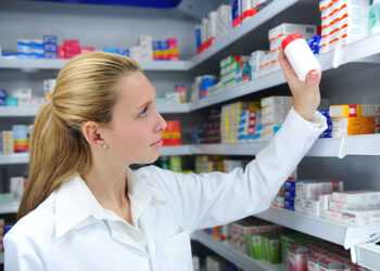 pharmacist searching the right medicine